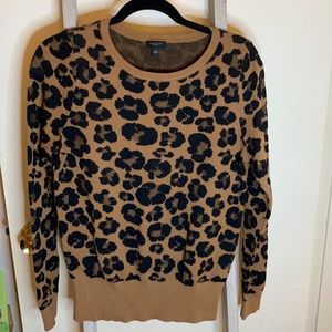 Ann Taylor leopard print sweater